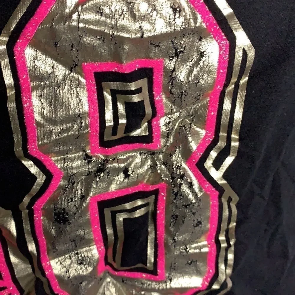 Justice Sparkles & Sequins Blue Pink Shirt Lot 12